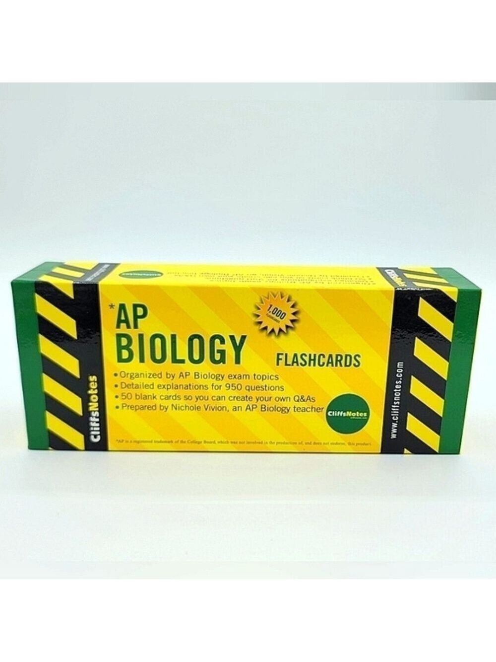AP Biology Flash Cards Cliffs Notes # 756
